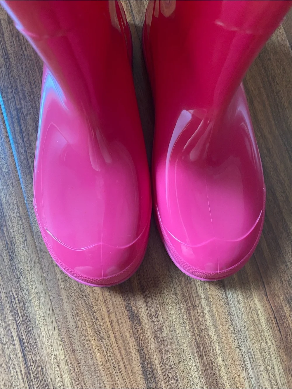 Wonder Nation Girls Little Kid size 2-3 Pink and Purple Rubber Rain Boots